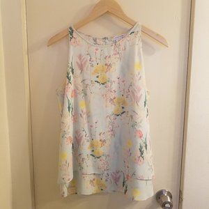 Tabitha Webb Pastel Floral Sleeveless Blouse
